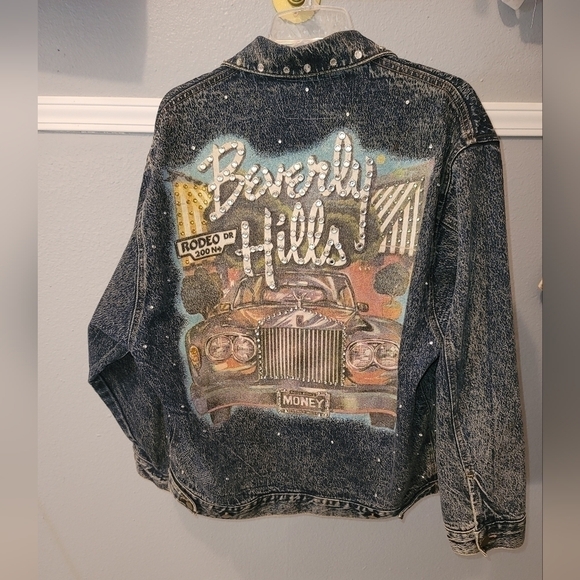 DENIM Vintage Hand paintedJacket